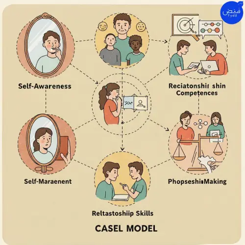 المنهج الدراسي المميز طبقا  لنموذج CASEL