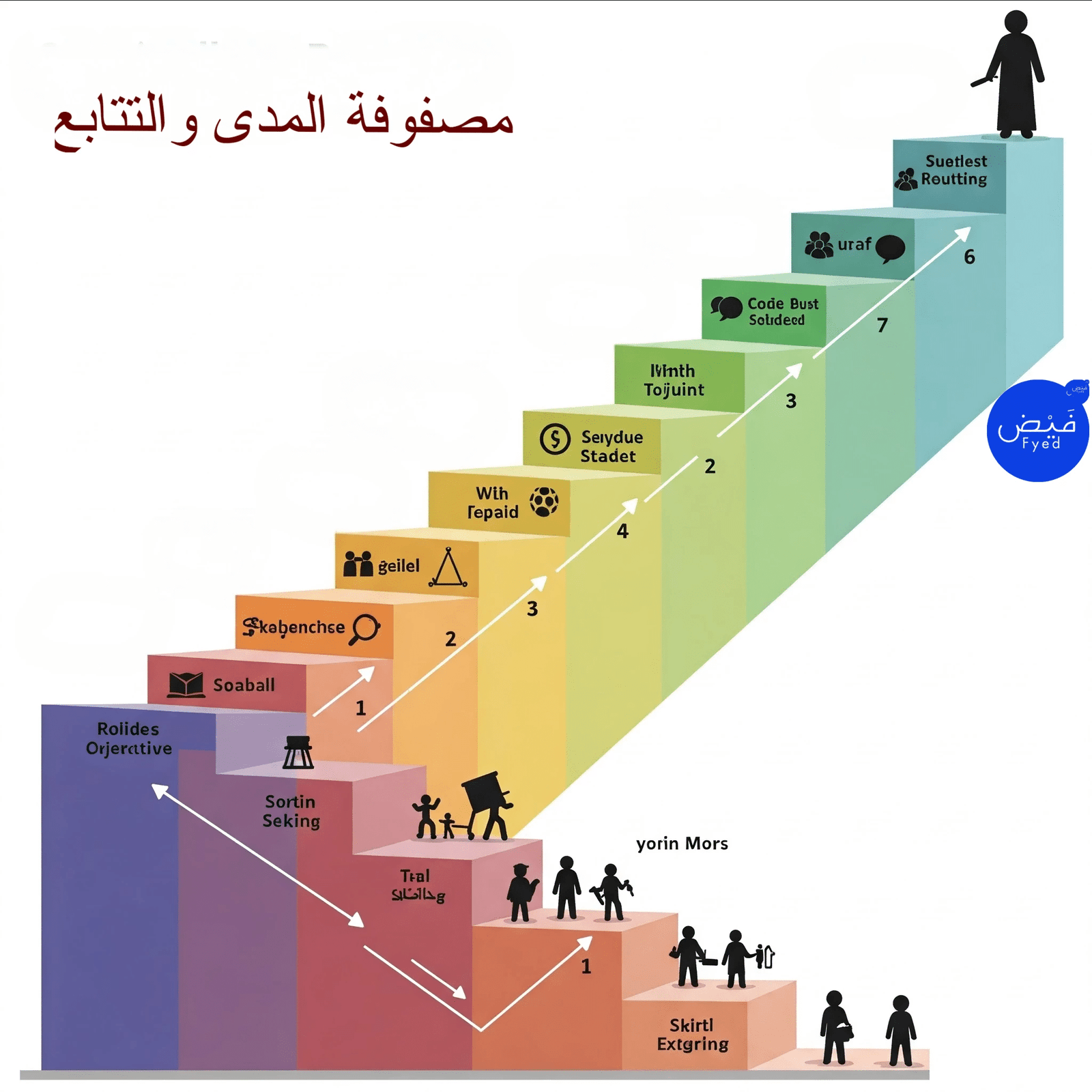 مصفوفة المدى والتتابع